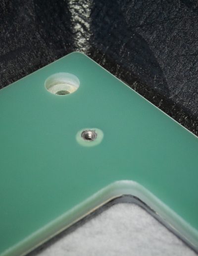 Detail photo of Starlink spreader mount made from carbon fibre